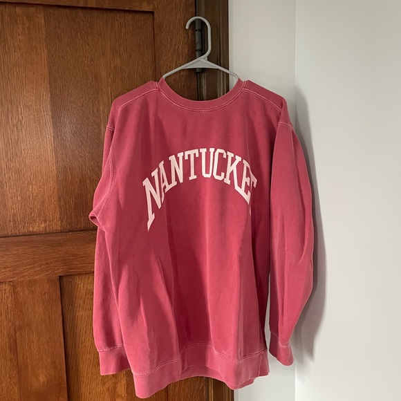 Comfort Colors Tops - VINTAGE Nantucket Washed Red Sweatshirt